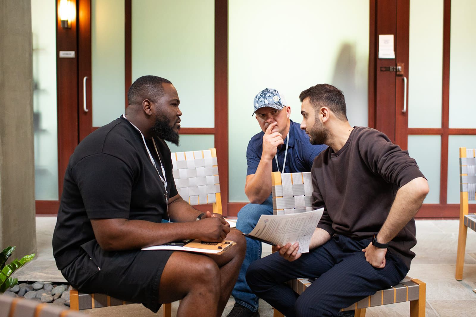 Software Pro team meeting with client