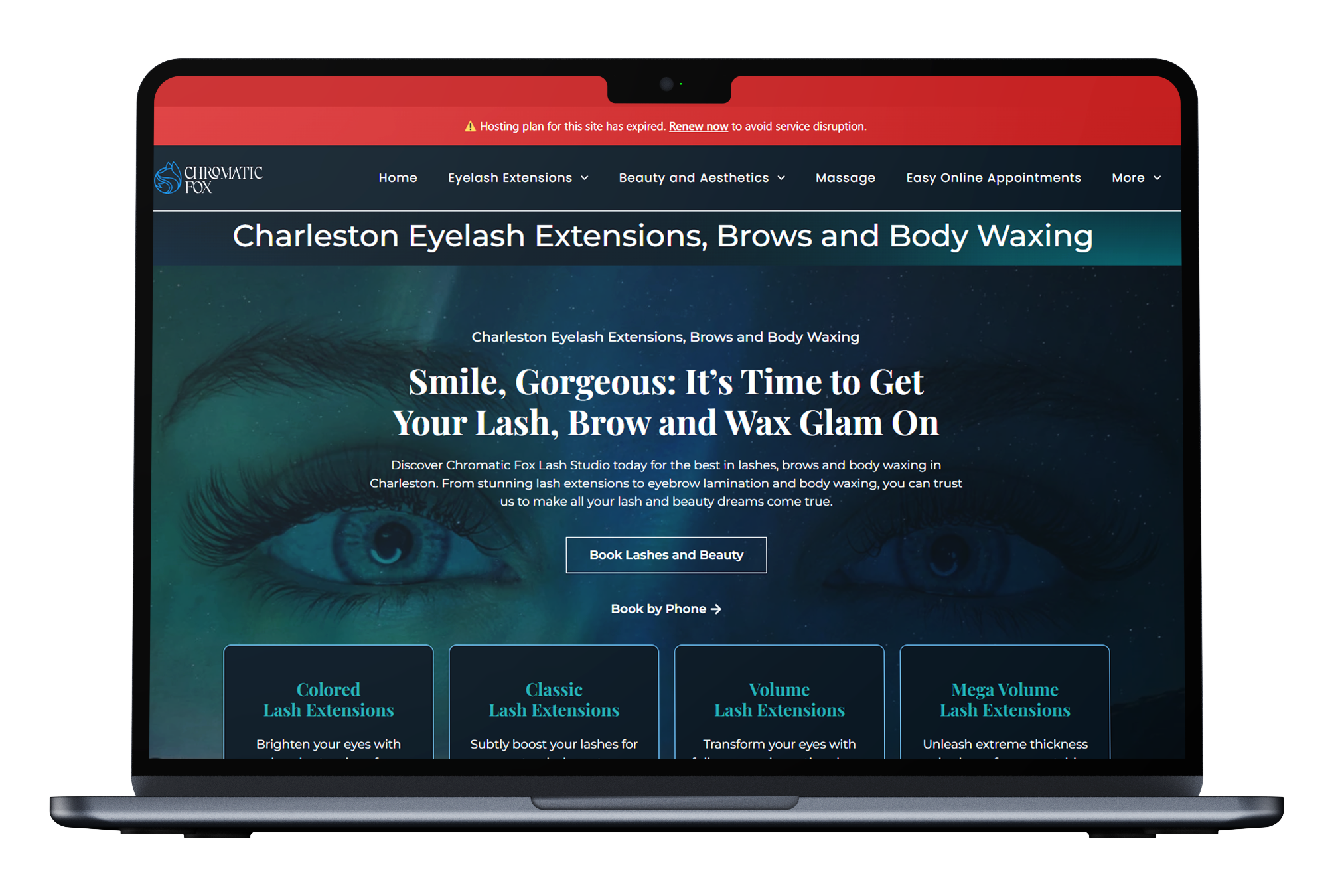 Chromatic Fox Studio Website Continuously Enhanced to Support Growing Beauty Service Offerings