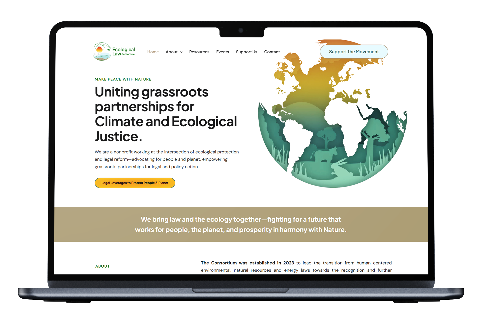 Ecological Law Website Built from Scratch for Global SEO Visibility and Mission Impact