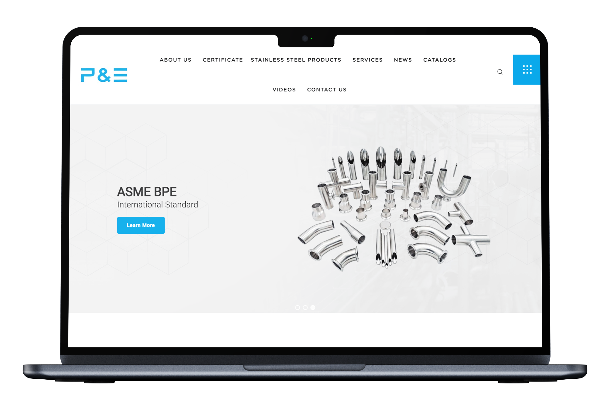 P&E Stainless Product Catalog Transformed into a Structured Digital Platform for Technical Buyers